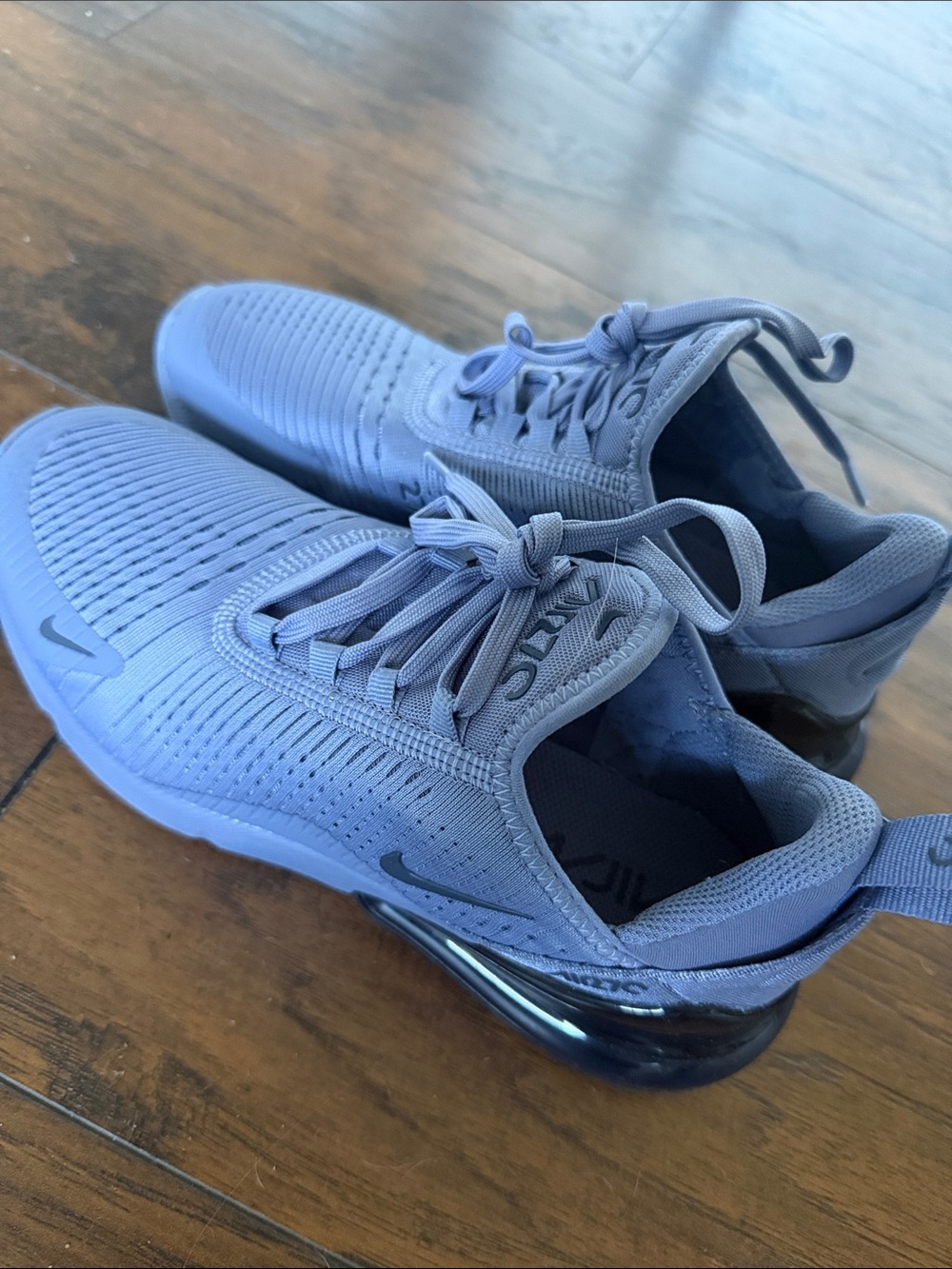 Nike 270s Lavender/Grey Air Max Style Sneakers